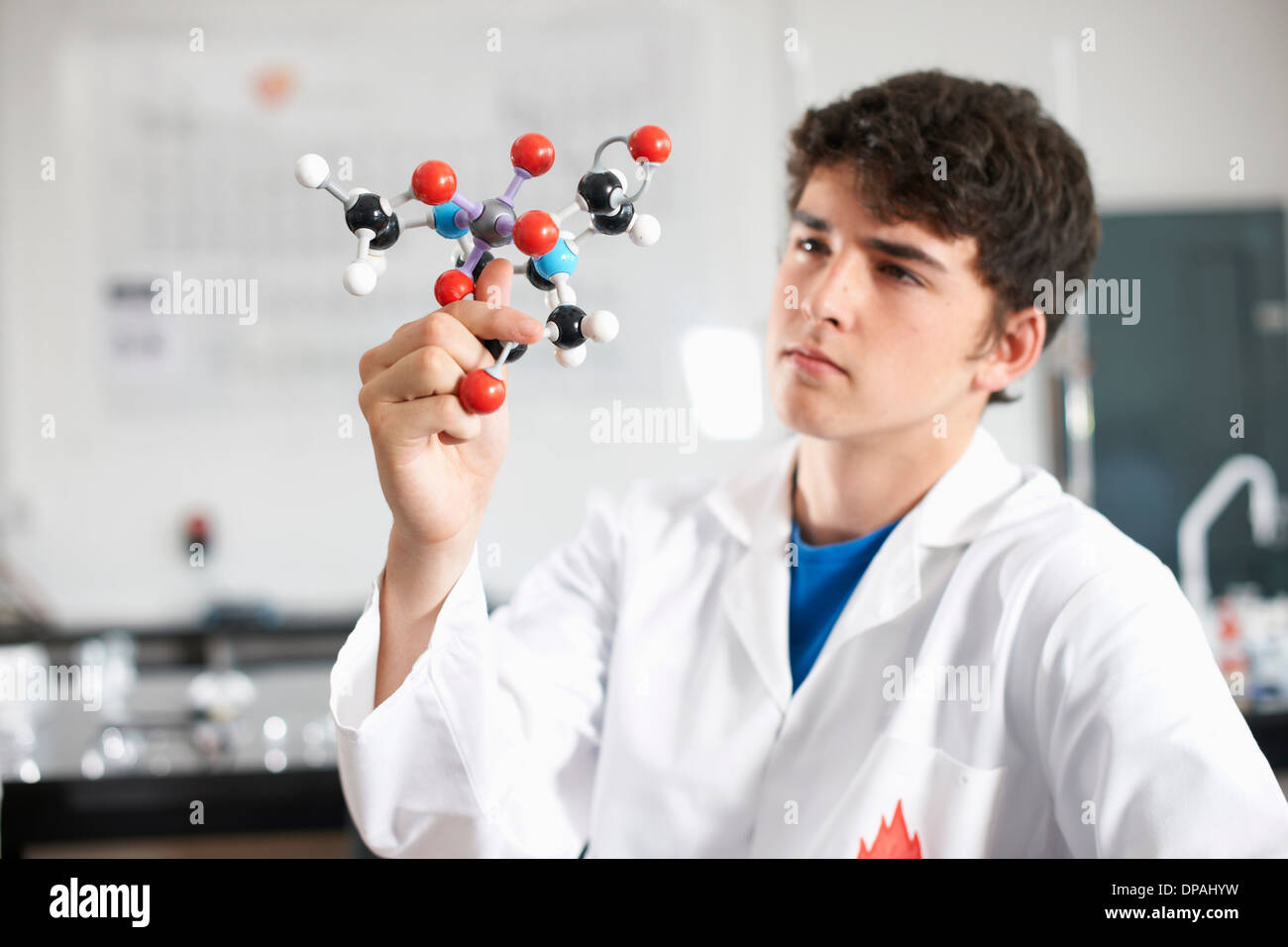 Molecular model and student hi-res stock photography and images - Alamy