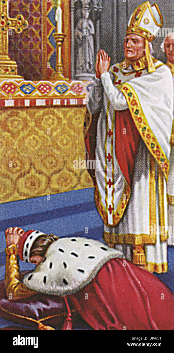 Coronation of King Henry VII Stock Photo