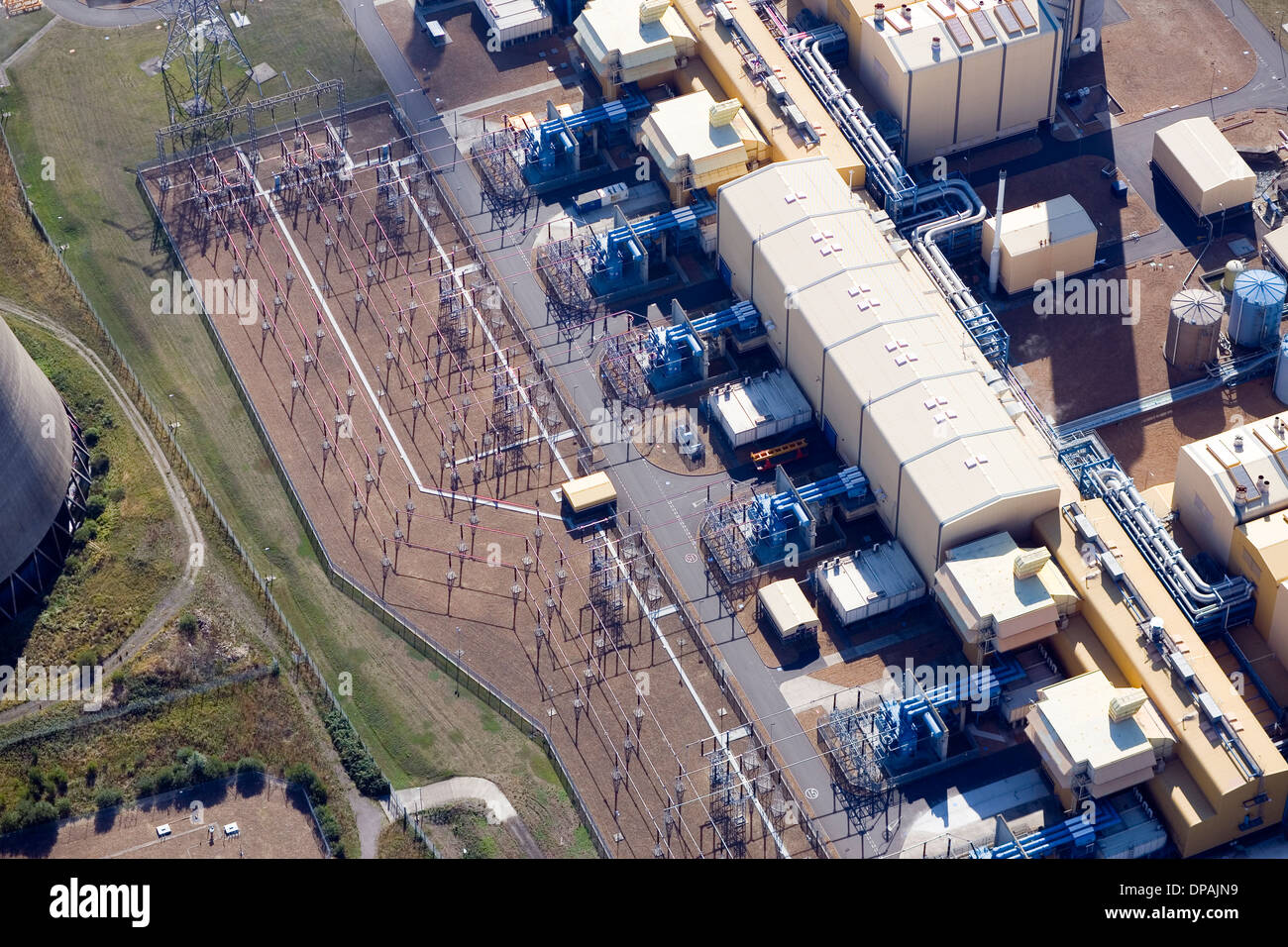 Aerial view of Didcot Coal Fired Power station Stock Photo