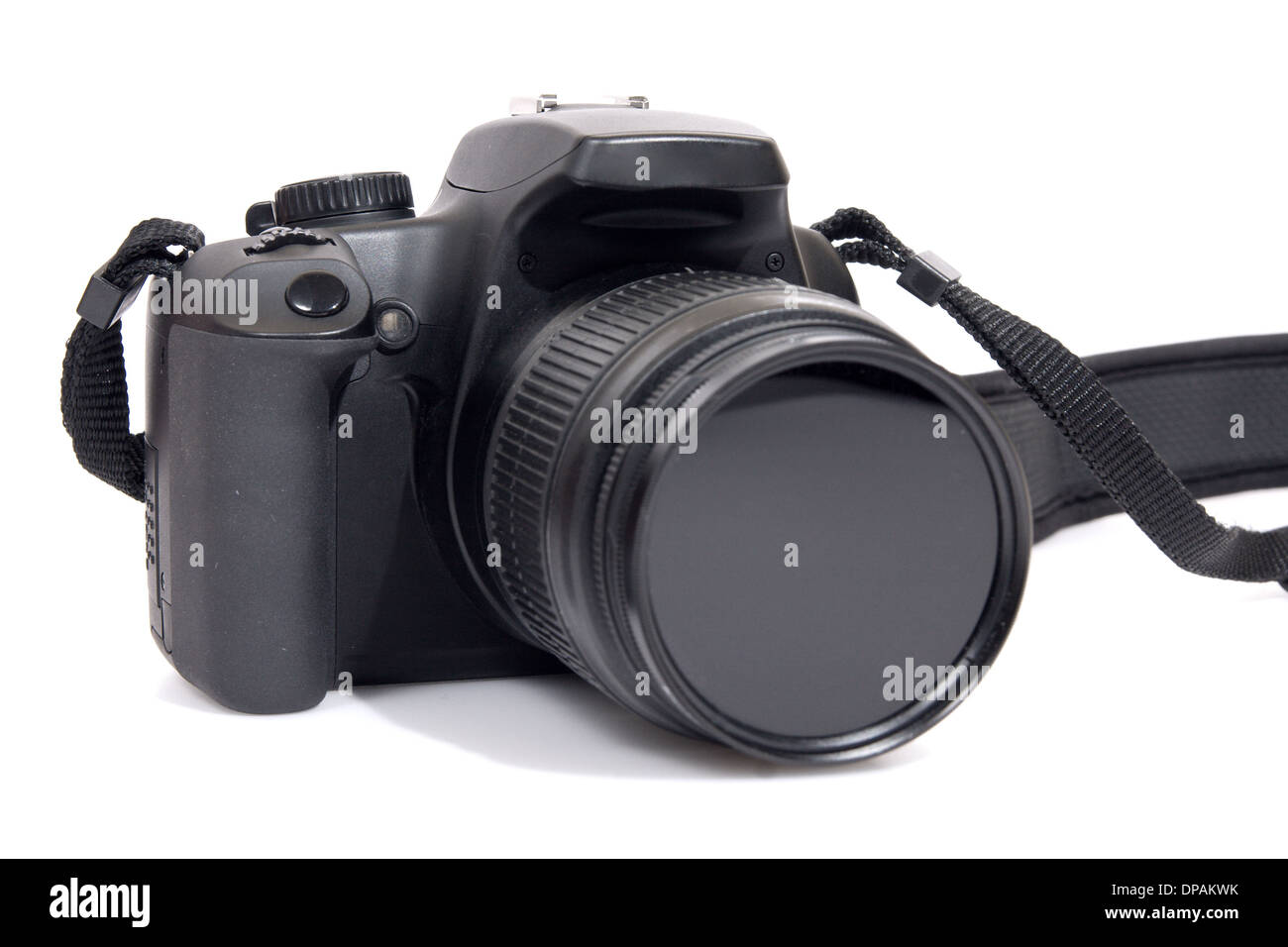 Digital photo camera isolated on white Stock Photo - Alamy