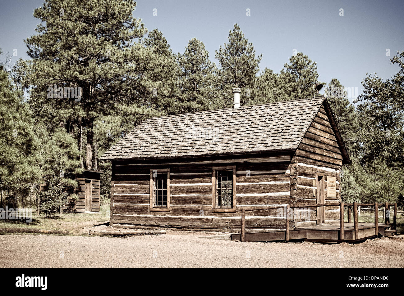 School House Strawberry Arizona Stock Photo 65389884 Alamy