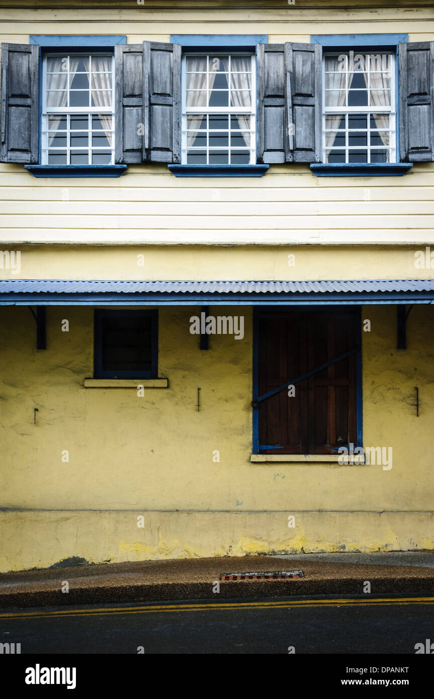 Colorful Building, St. John's, Antigua Stock Photo Alamy