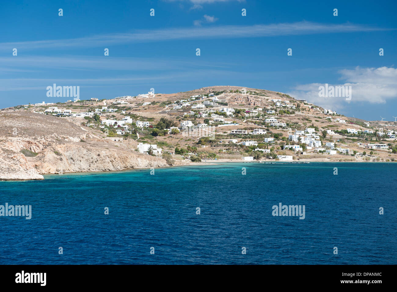 The Greek island of Paros in the Aegean Sea. Stock Photo