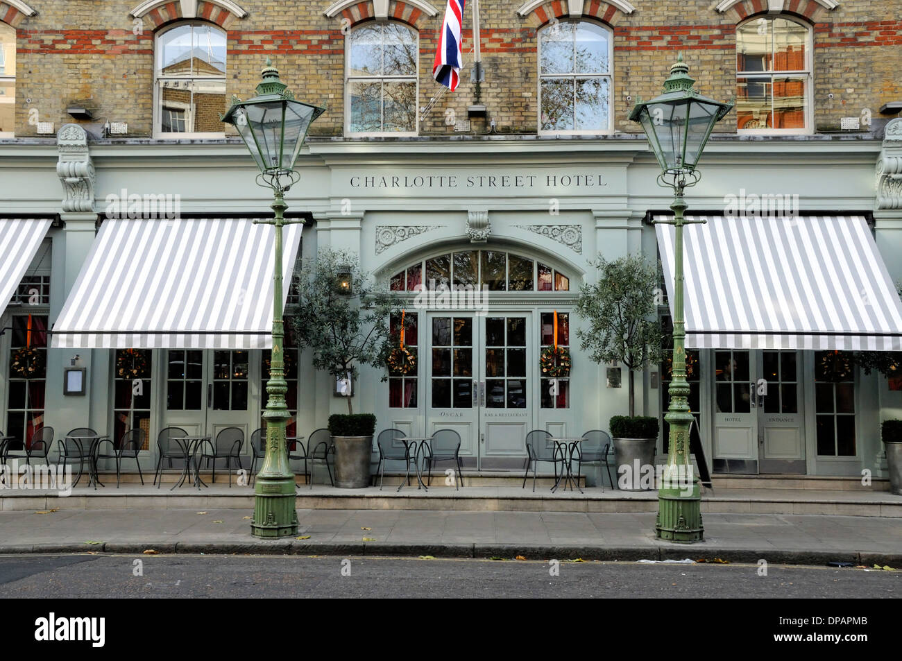 Charlotte Street Hotel, Bloomsbury, London England UK Stock Photo 65390875 Alamy