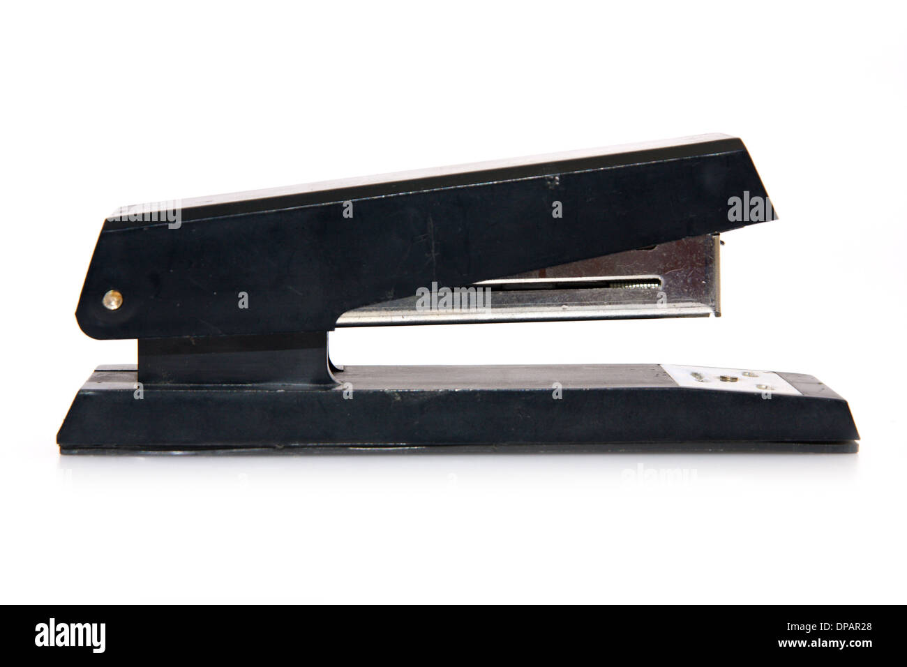 Stapler isolated on white. Office tool. Stock Photo