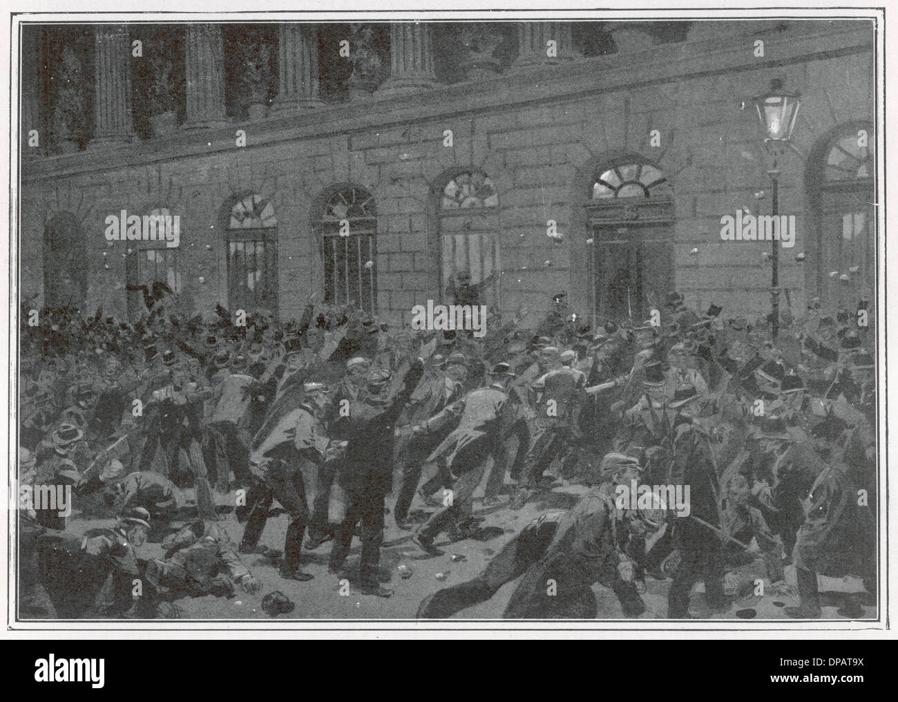 Birmingham riot / 1901 Stock Photo - Alamy