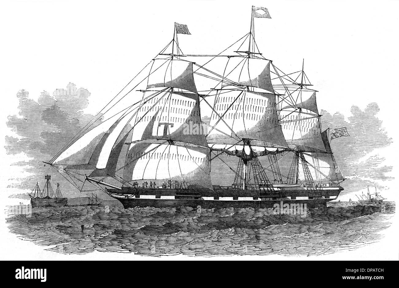 'DANIEL WEBSTER' SHIP Stock Photo Alamy