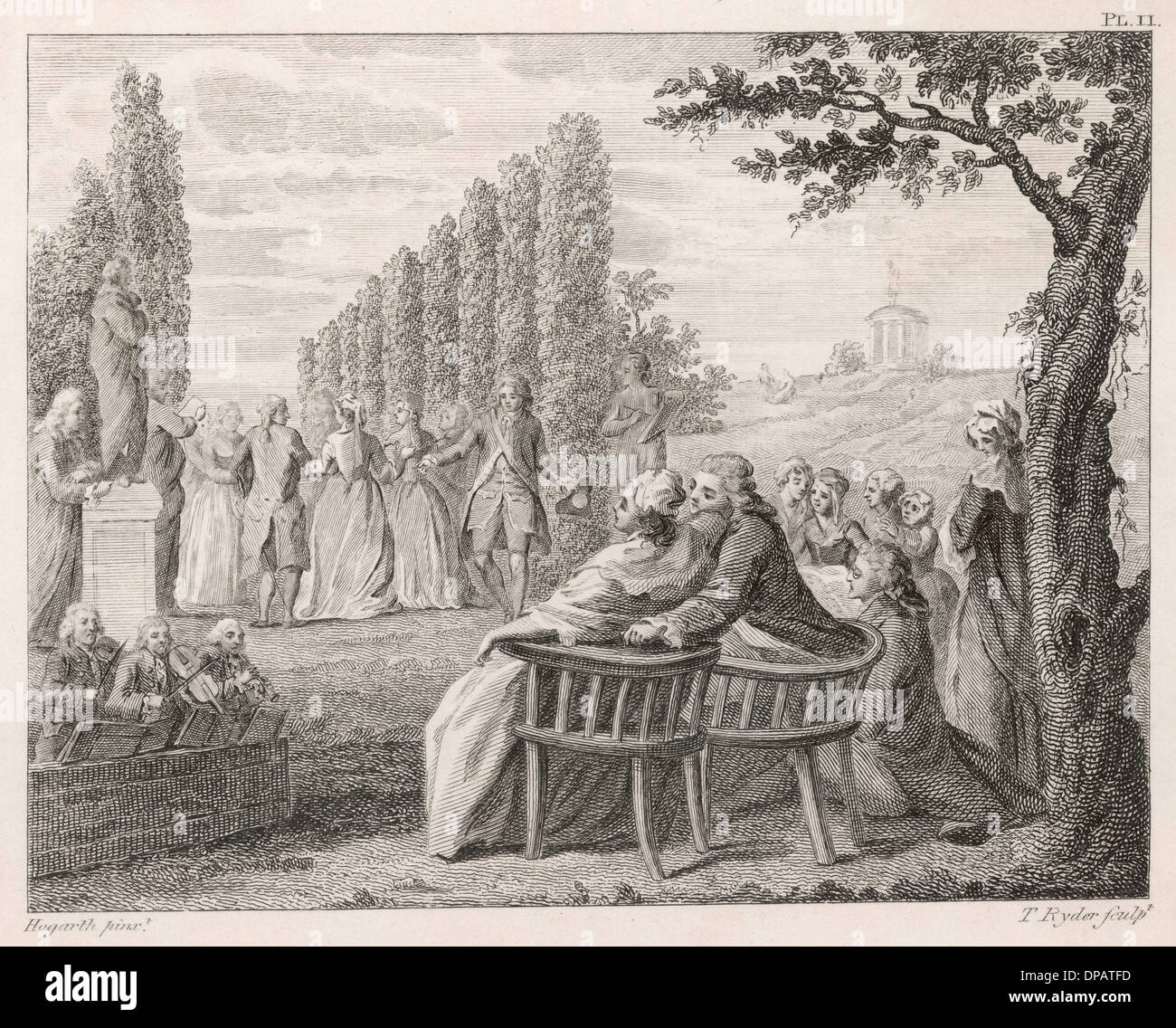 Garden party 18th century hi-res stock photography and images - Alamy