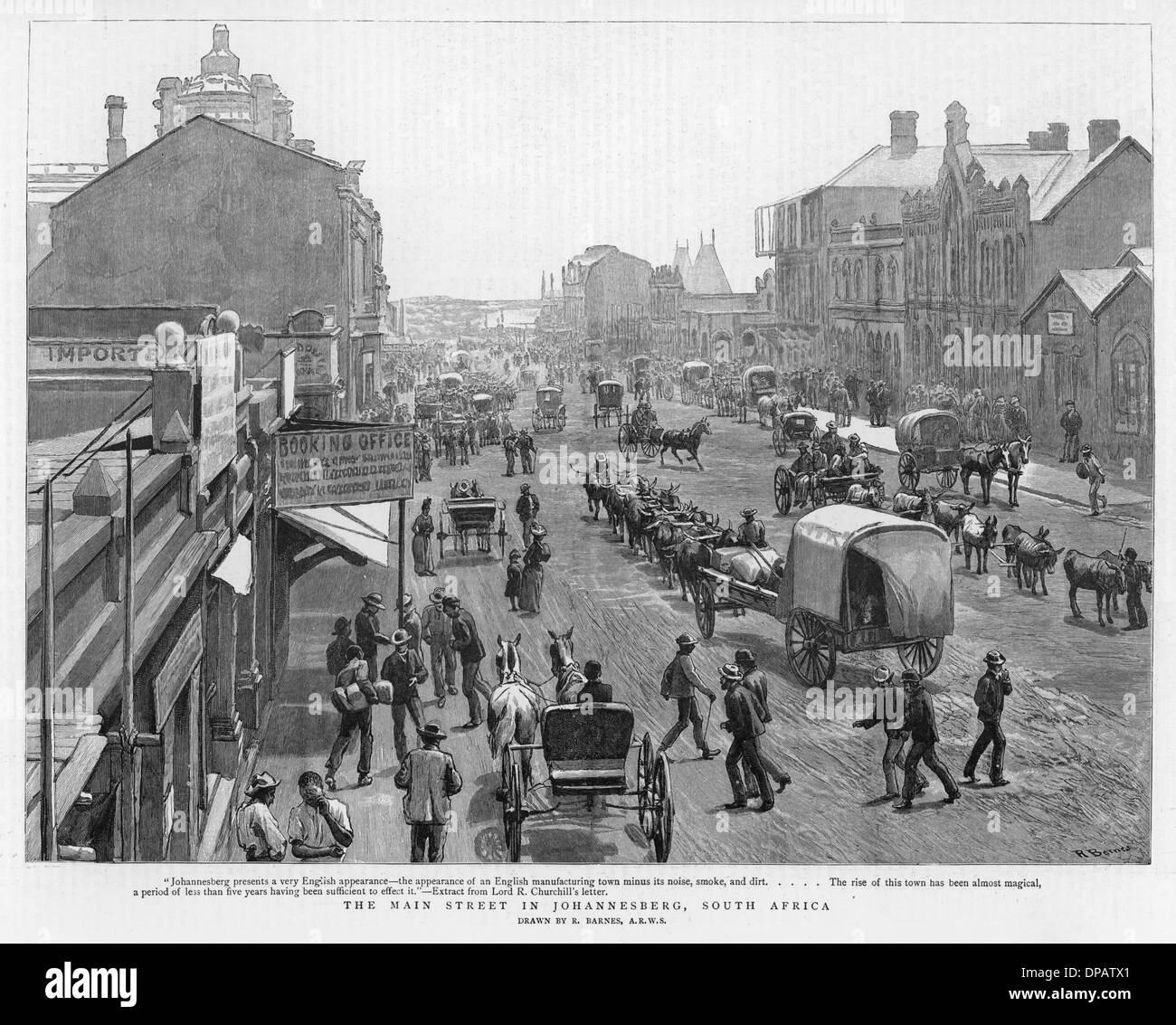 Johannesburg south africa main street hires stock photography and