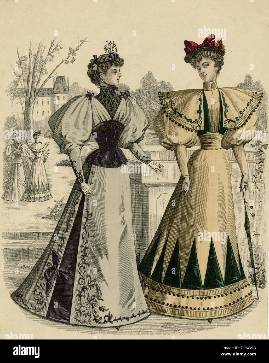 1890s costume hi-res stock photography and images - Alamy