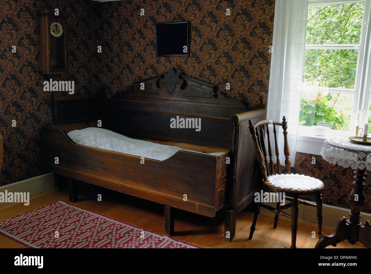Retro living room Stock Photo - Alamy