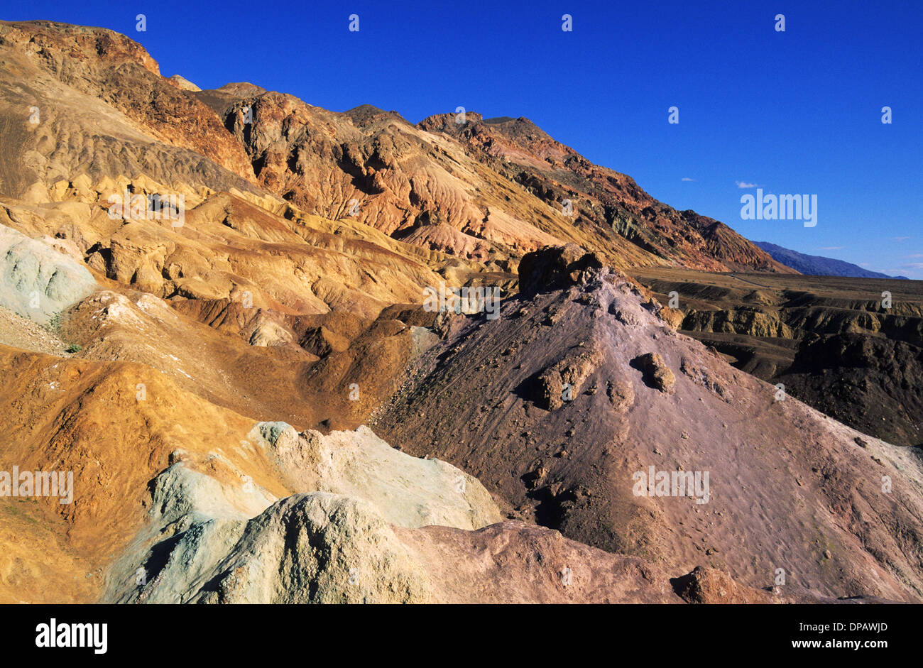 Elk248-1404 California, Death Valley National Park, Artists Drive Stock Photo