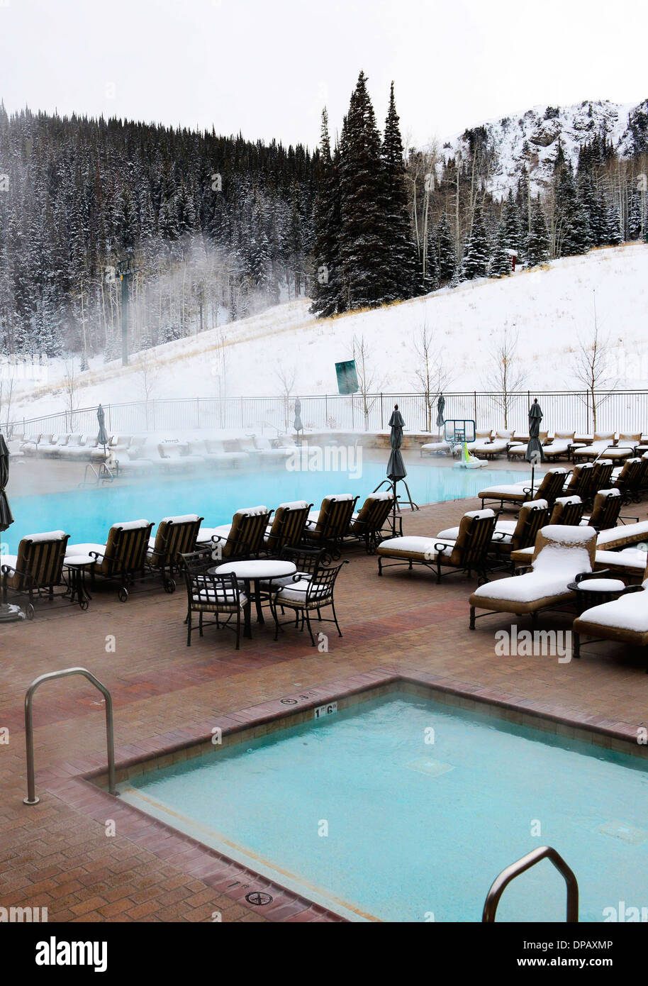 The Montage Deer Valley resort in Park City, Utah. Stock Photo