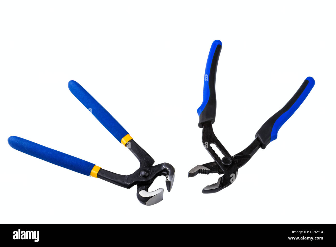 metalwork pincers isolated on white background Stock Photo Alamy