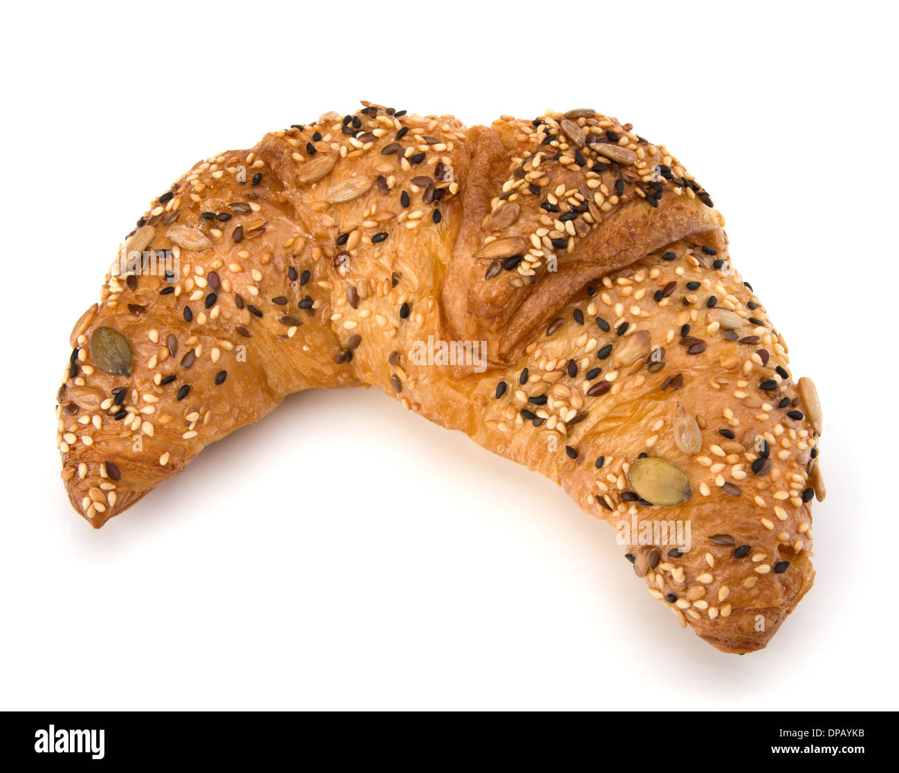 fresh croissant isolated on white background Stock Photo - Alamy