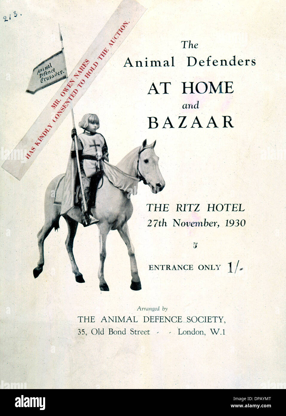 ANIMAL DEFENCE SOCIETY Stock Photo Alamy