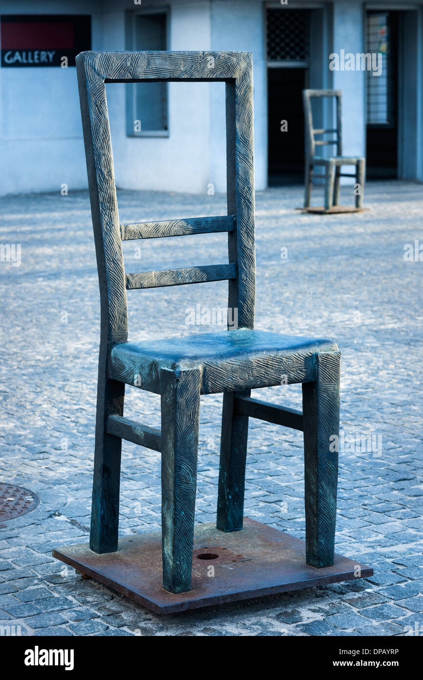 Jew Chair Empty chair memorial hi-res stock photography and images - Alamy