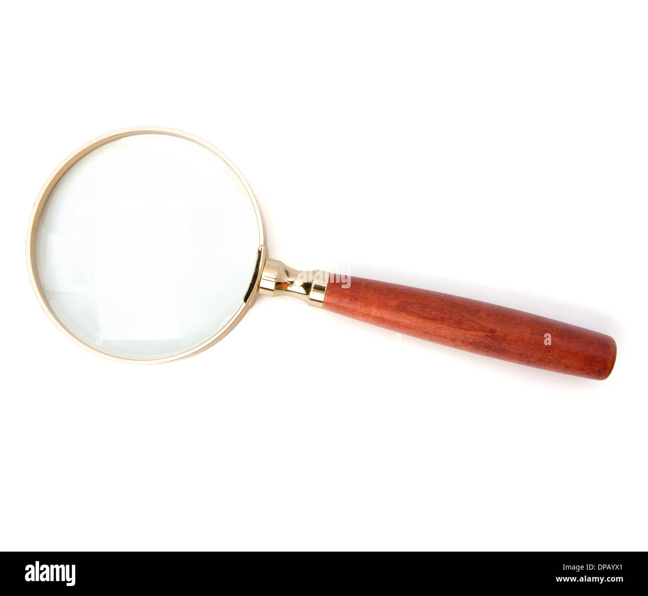 hand magnifier isolated on white background Stock Photo Alamy