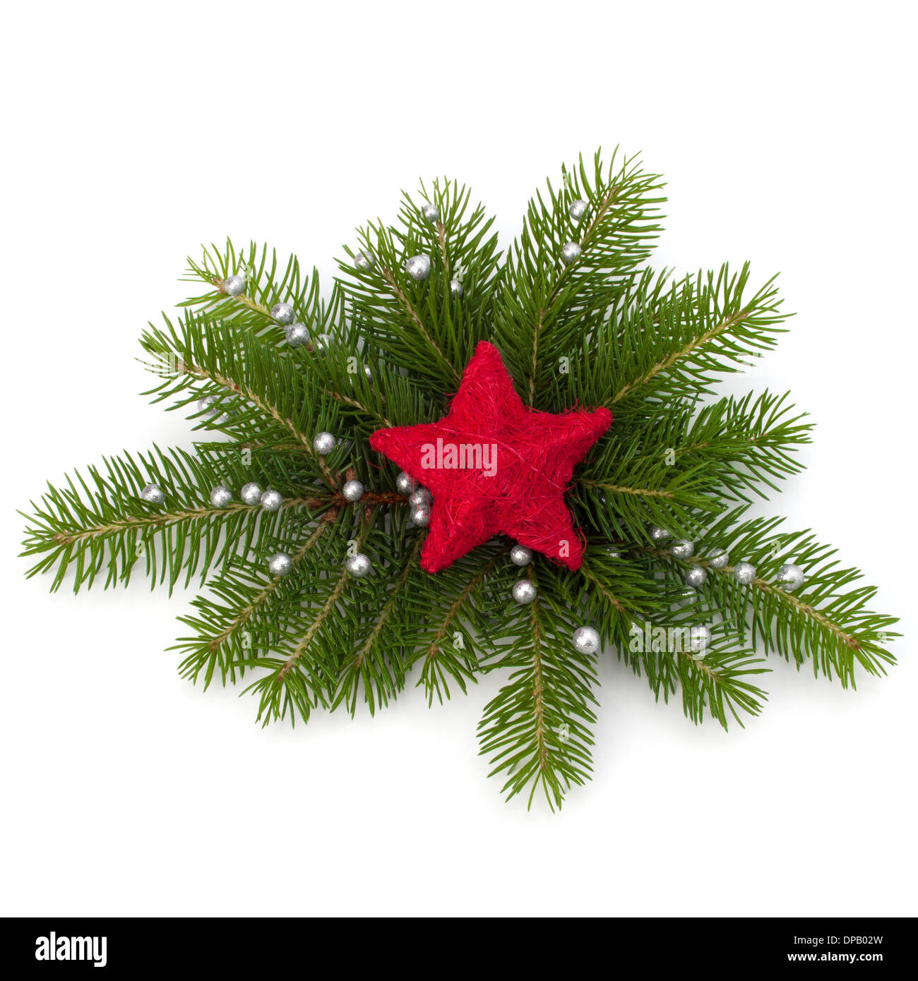 Christmas decoration isolated on white background Stock Photo
