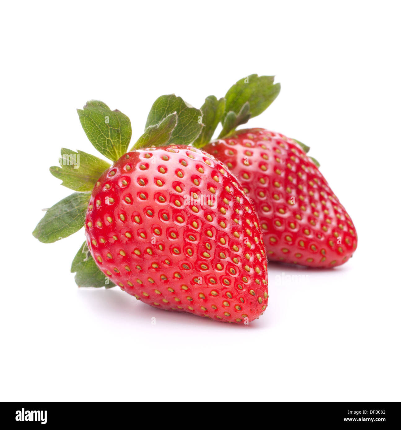 Strawberry isolated on white background cutout Stock Photo - Alamy