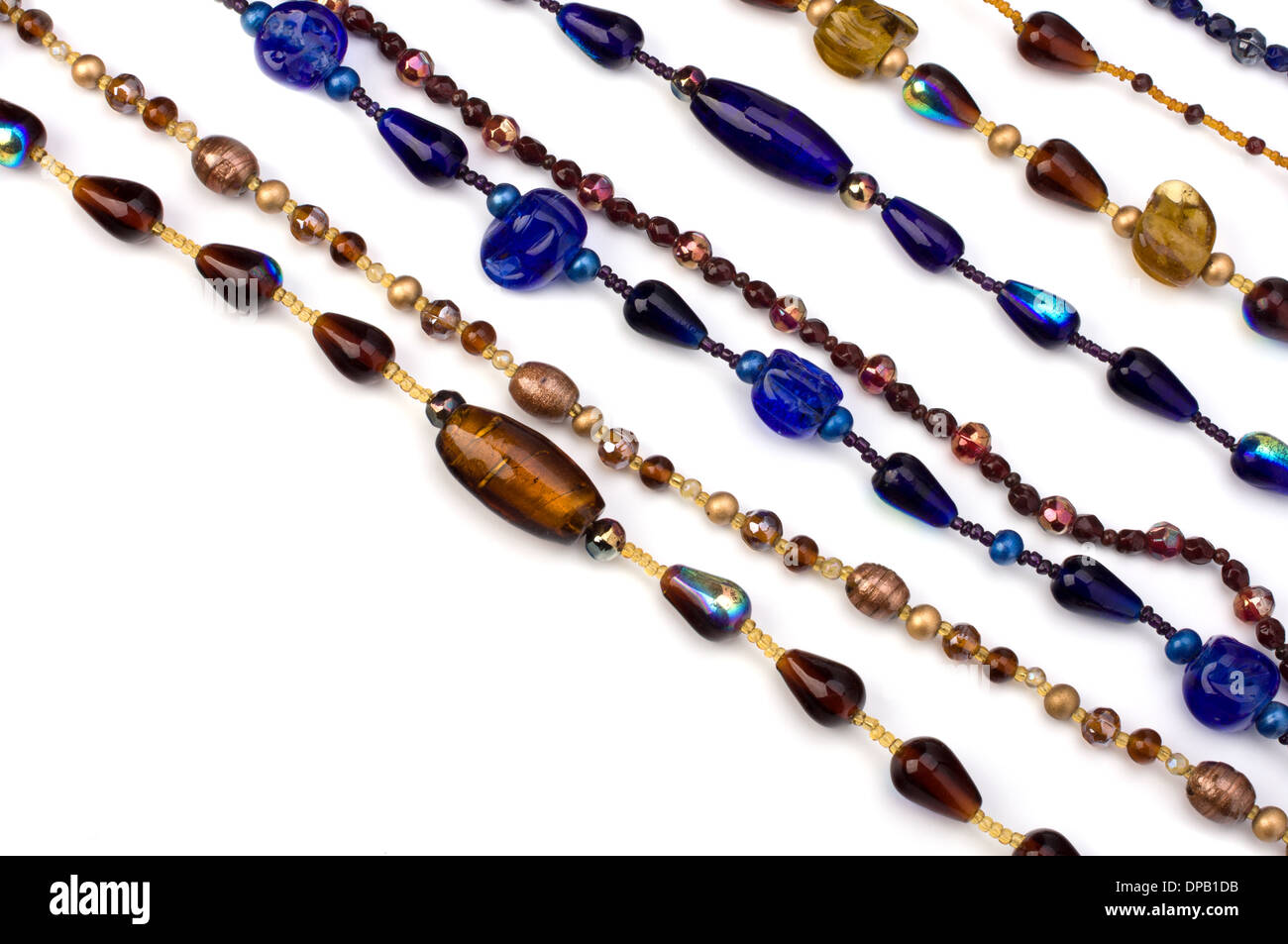 colourful beads background on white Stock Photo - Alamy