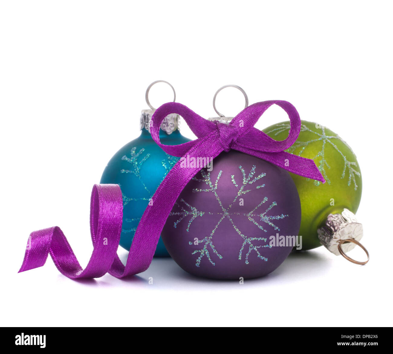 Christmas ball isolated on white background cutout Stock Photo - Alamy