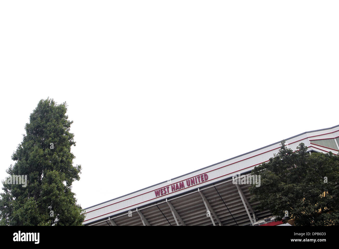 Boleyn Ground, Upton Park, London home of West Ham United Stock Photo
