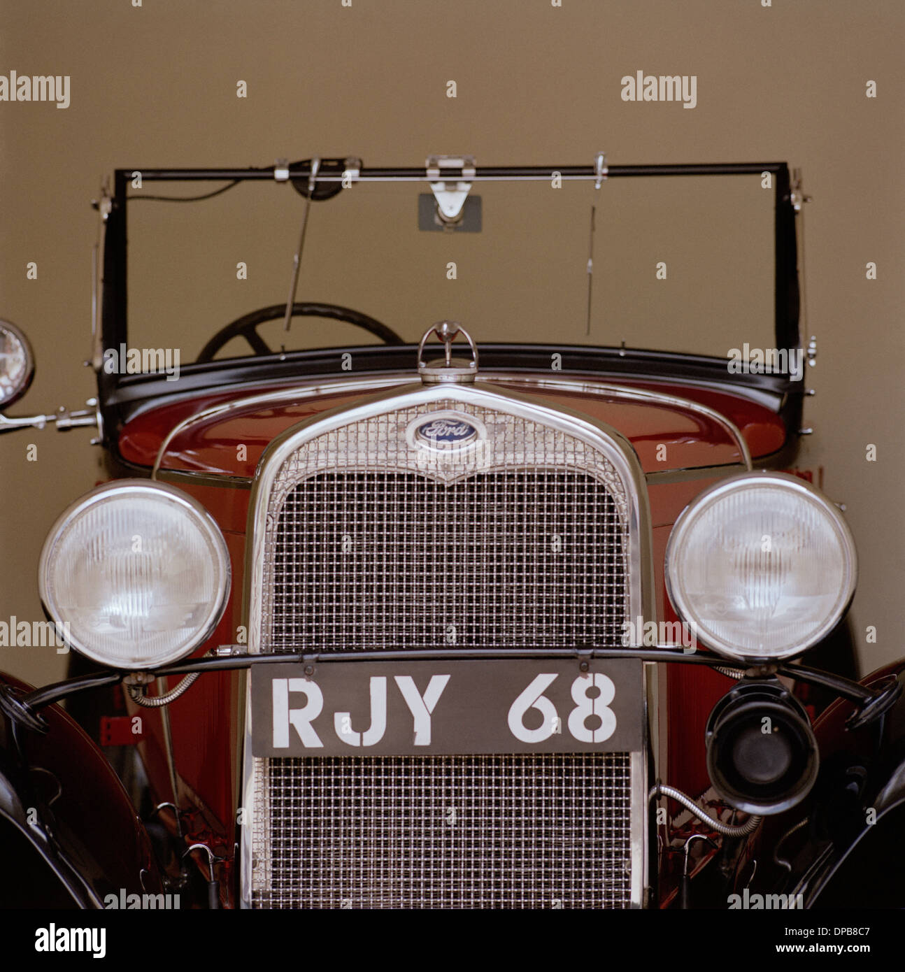 Classic Vintage Car. A classic vintage American Ford car. Cars Vehicle