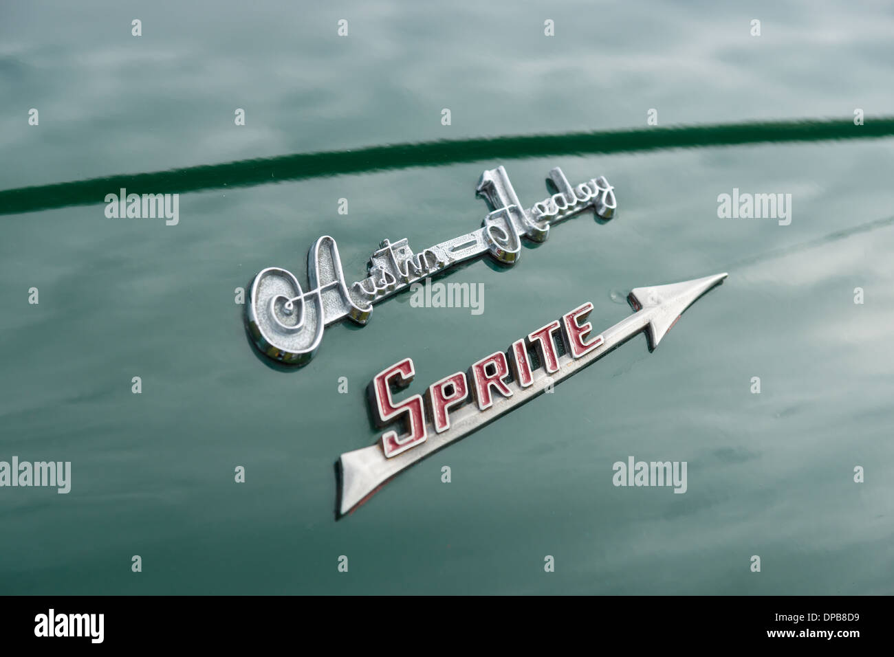 Emblem sports car austin healey sprite hires stock photography and