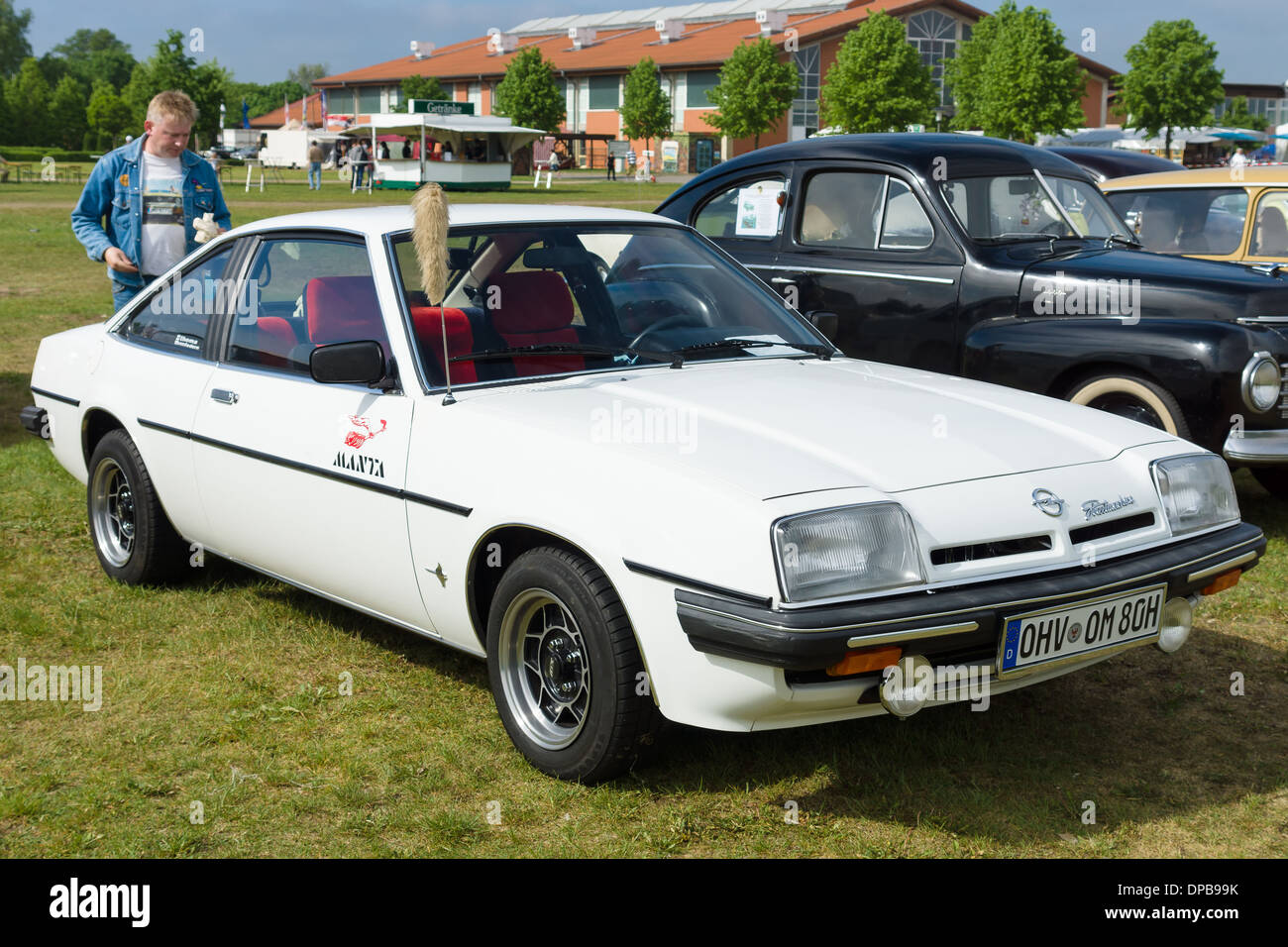 Rear-drive sports coupe Opel Manta Stock Photo