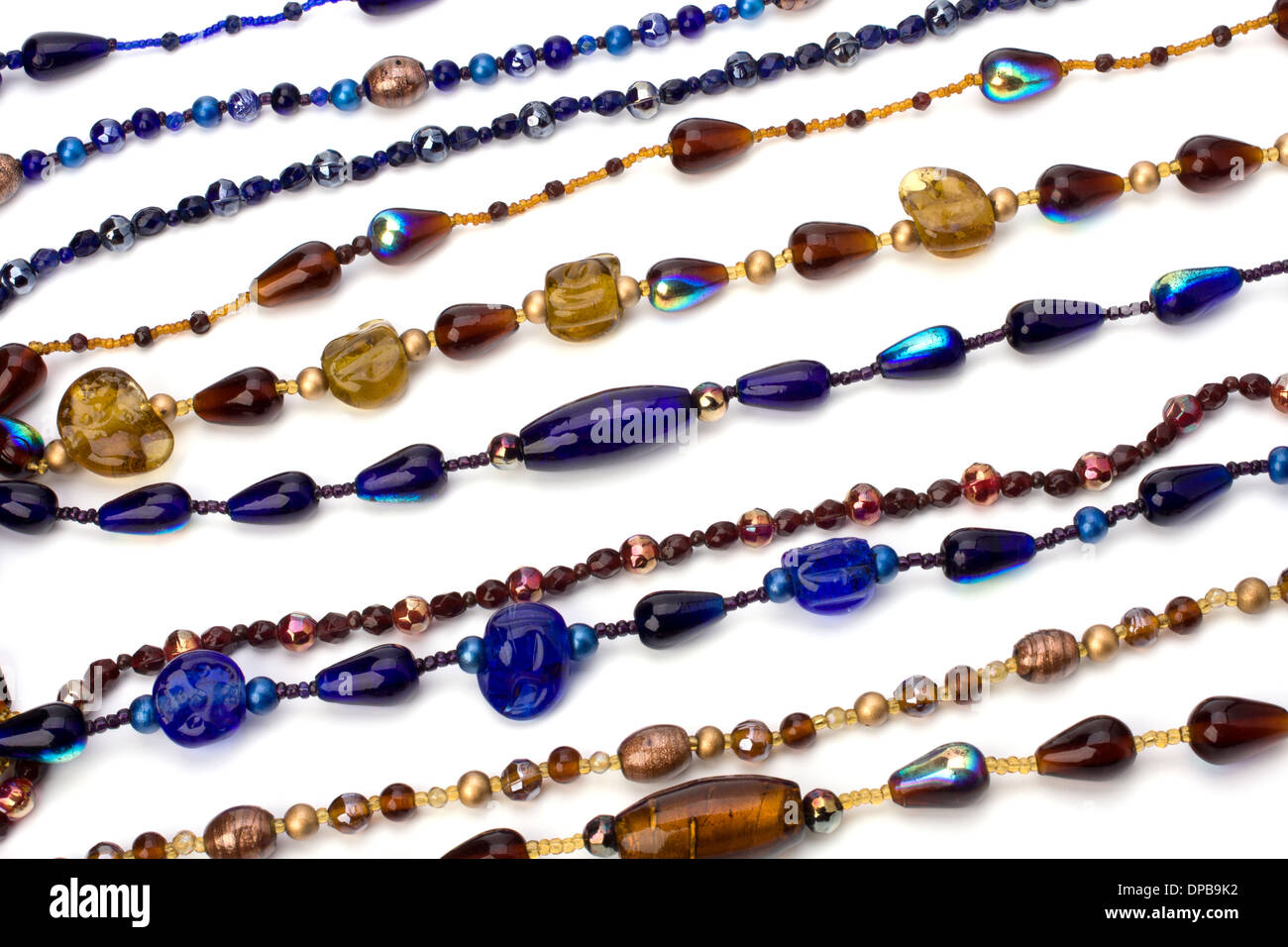colourful beads background on white Stock Photo - Alamy