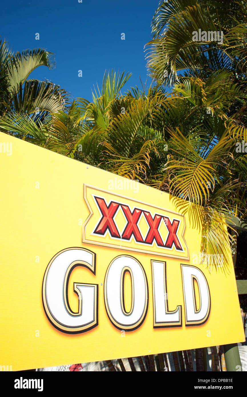 XXXX Gold Sign. Australia Stock Photo - Alamy