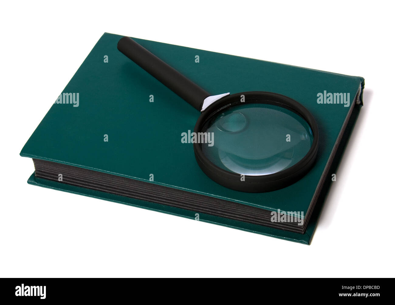hand magnifier isolated on white background Stock Photo - Alamy
