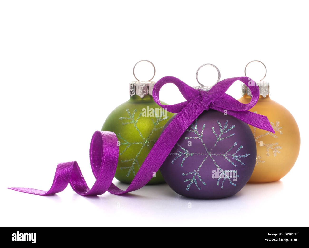 Christmas ball isolated on white background cutout Stock Photo - Alamy