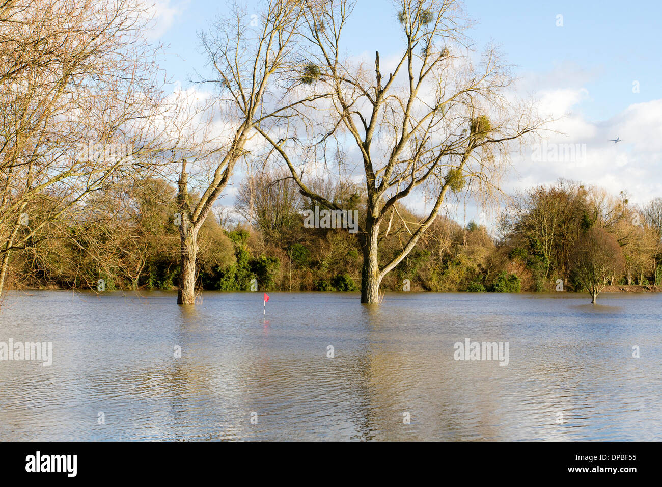 Datchet UK 11th Jan 2014 Datchet golf course has been almost Datchet UK 11th Jan 2014 Datchet golf course has been almost