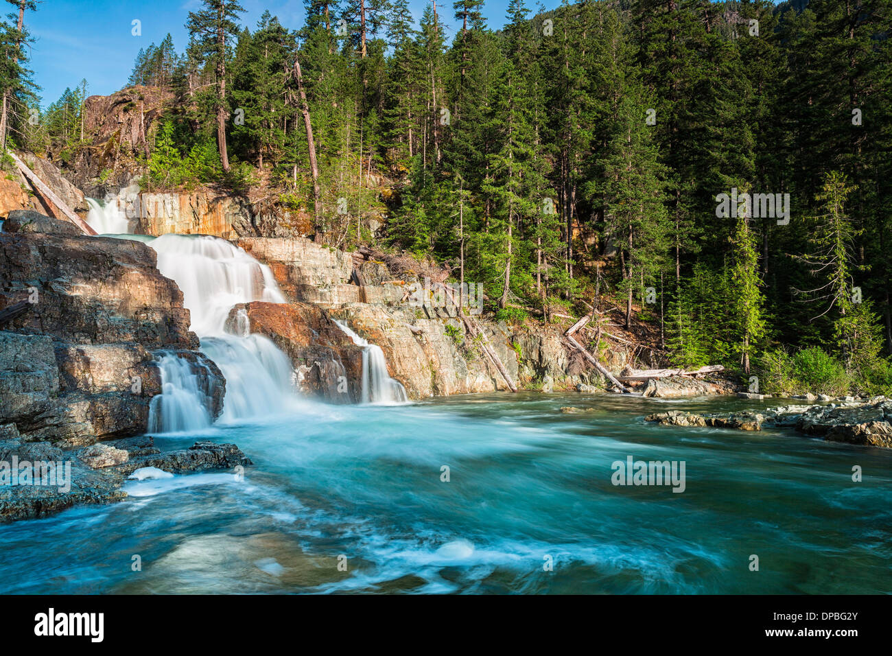 Canada, Vancouver Island, Myra Falls Stock Photo