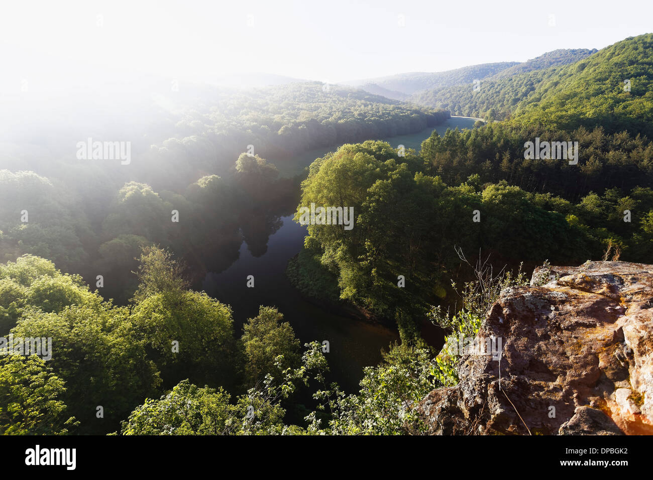 Austria, Upper Austria, Hardegg, Thaya Valley National Park, Thaya river Stock Photo