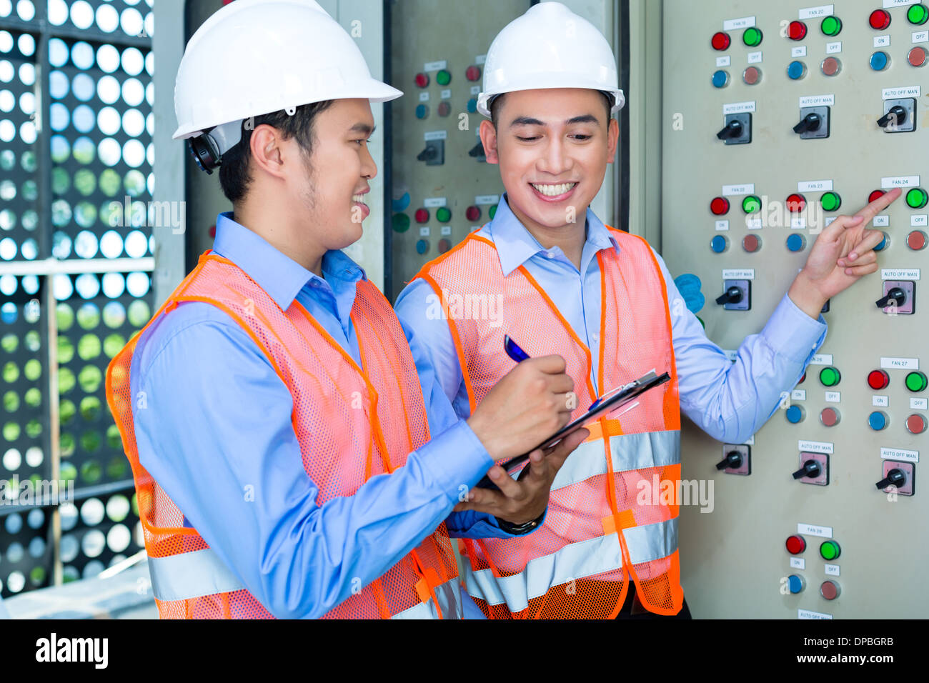Indonesia power plant construction hires stock photography and images