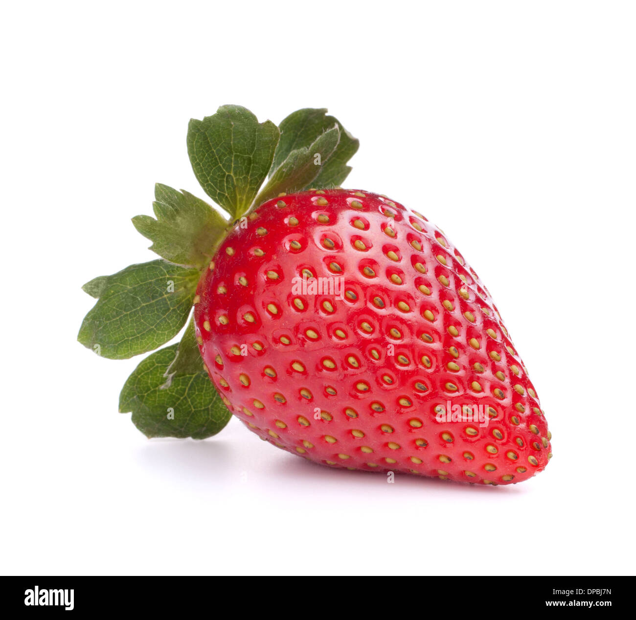Strawberry isolated on white background cutout Stock Photo - Alamy