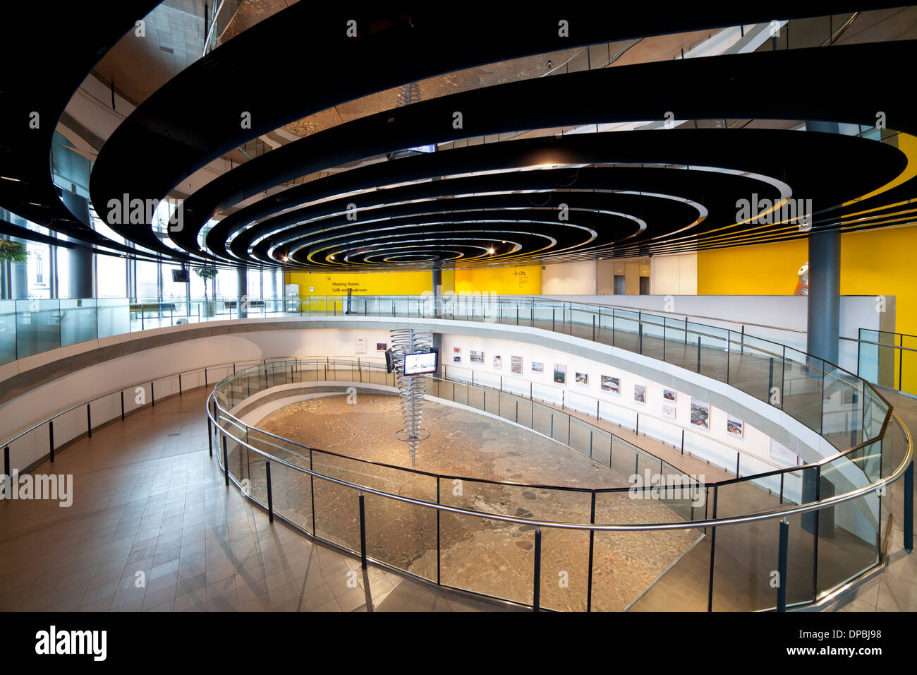 London City Hall by Norman Foster interior. London, UK Stock Photo Alamy