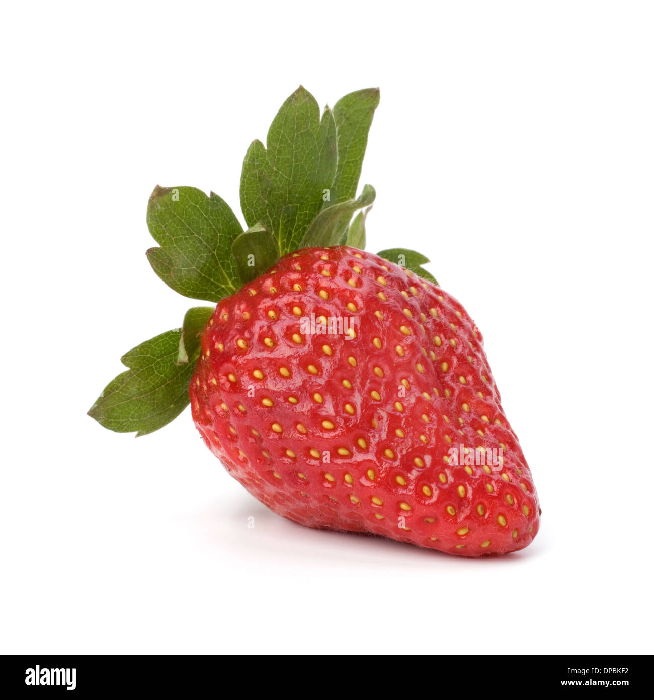 Strawberry isolated on white background Stock Photo - Alamy