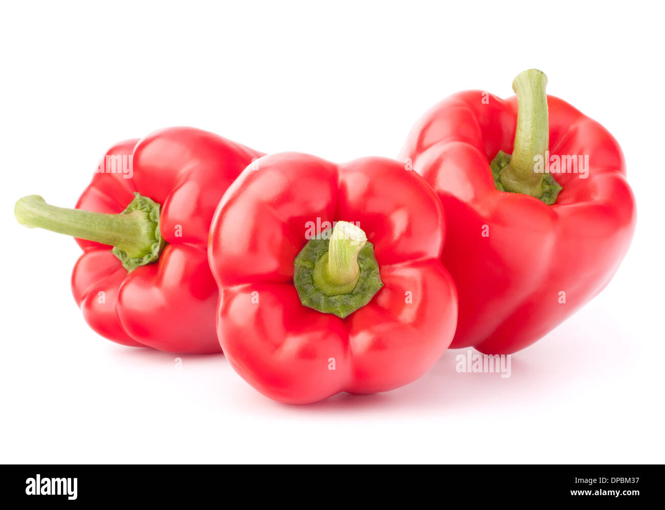 Sweet red pepper isolated on white background cutout Stock Photo - Alamy