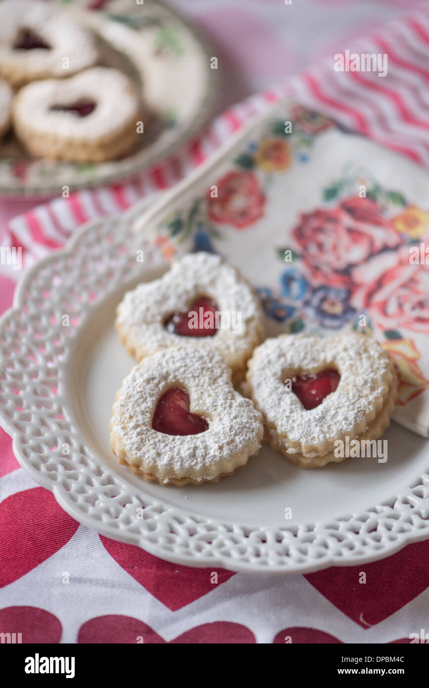 heart-shaped-cookies-stock-photo-alamy