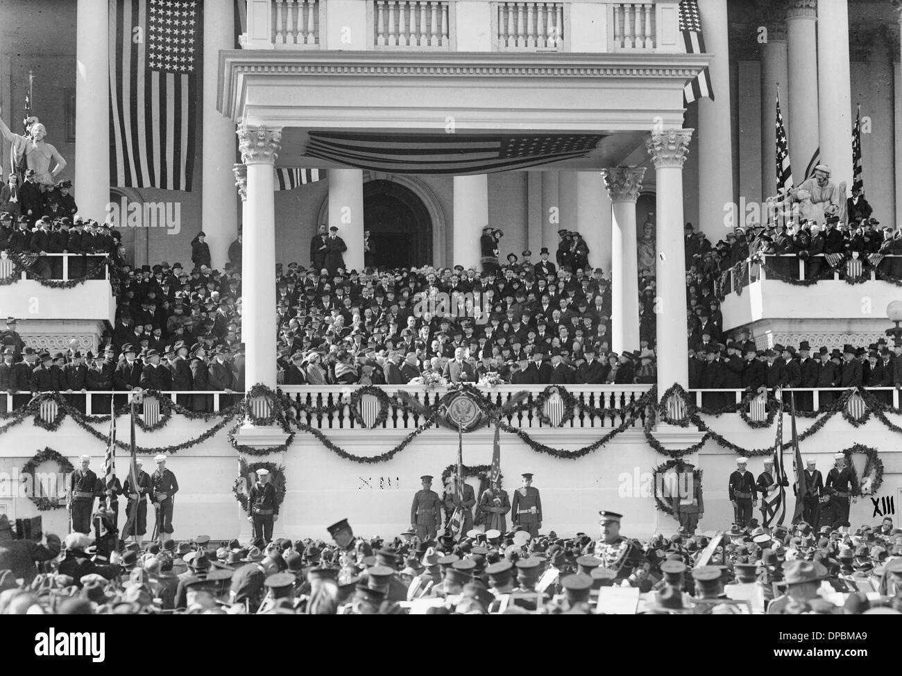Inauguration of President Warren G Harding, March 4, 1921 Stock Photo