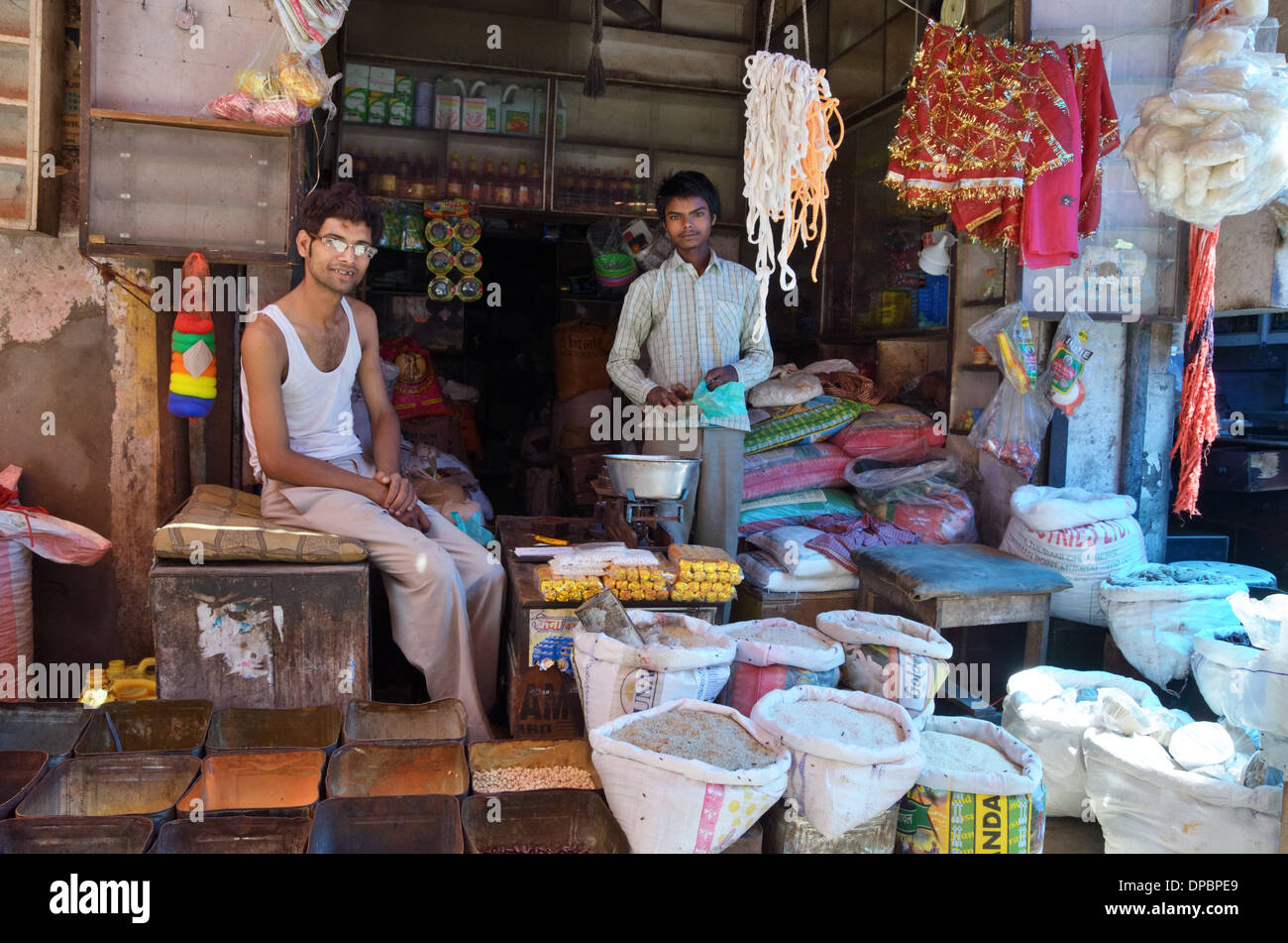 Grocery, Haridwar, India Stock Photo - Alamy