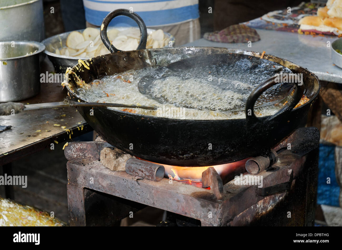 Street food in India Stock Photo - Alamy