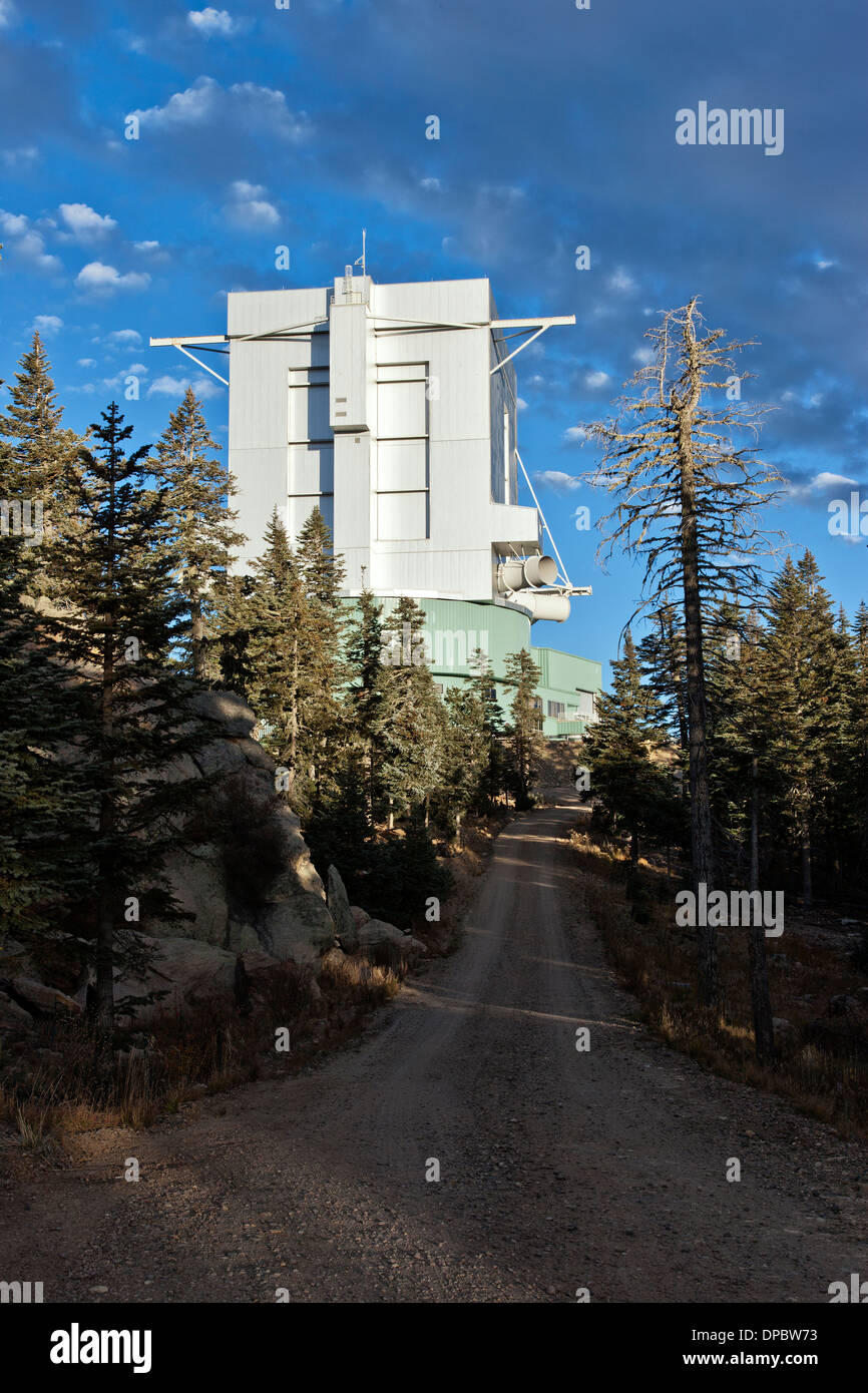 Large Binocular Telescope, Mt. Graham, Arizona Stock Photo