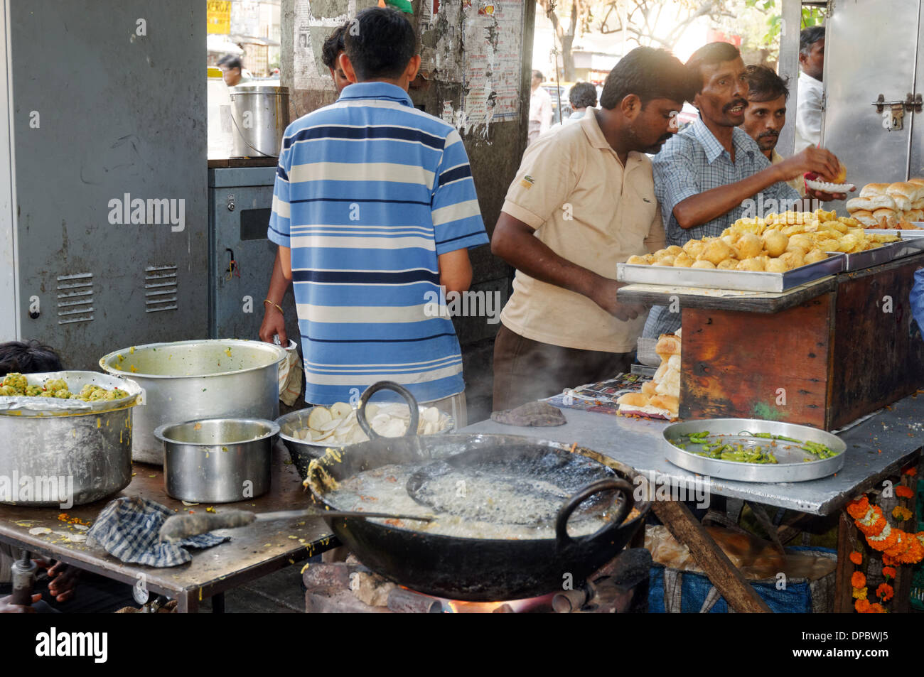 Street food in India Stock Photo - Alamy
