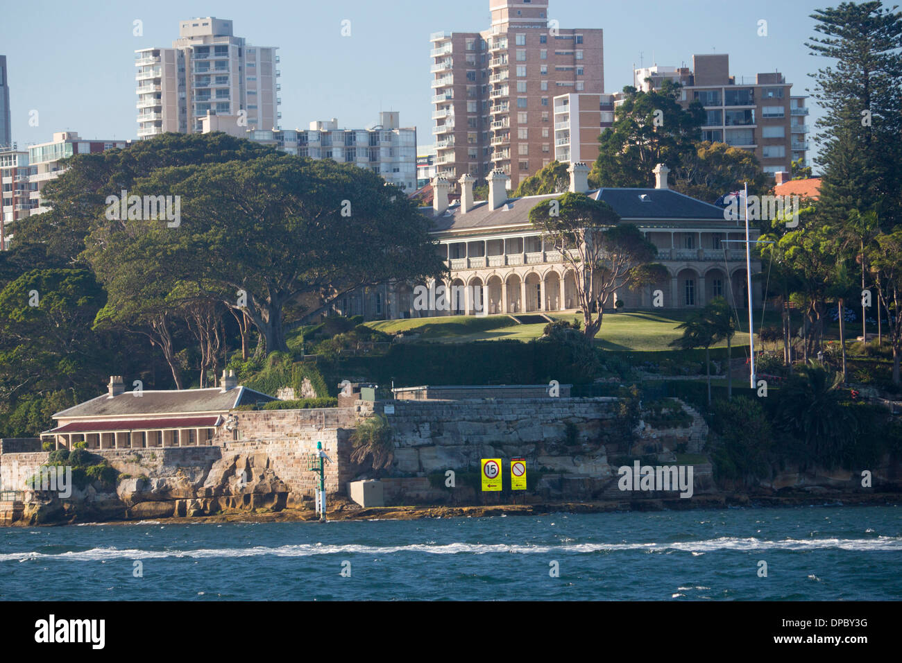Admiralty House residence of the Kirribilli Sydney New South Wales NSW