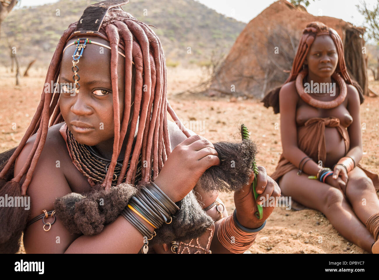 Himba tribe womens hair